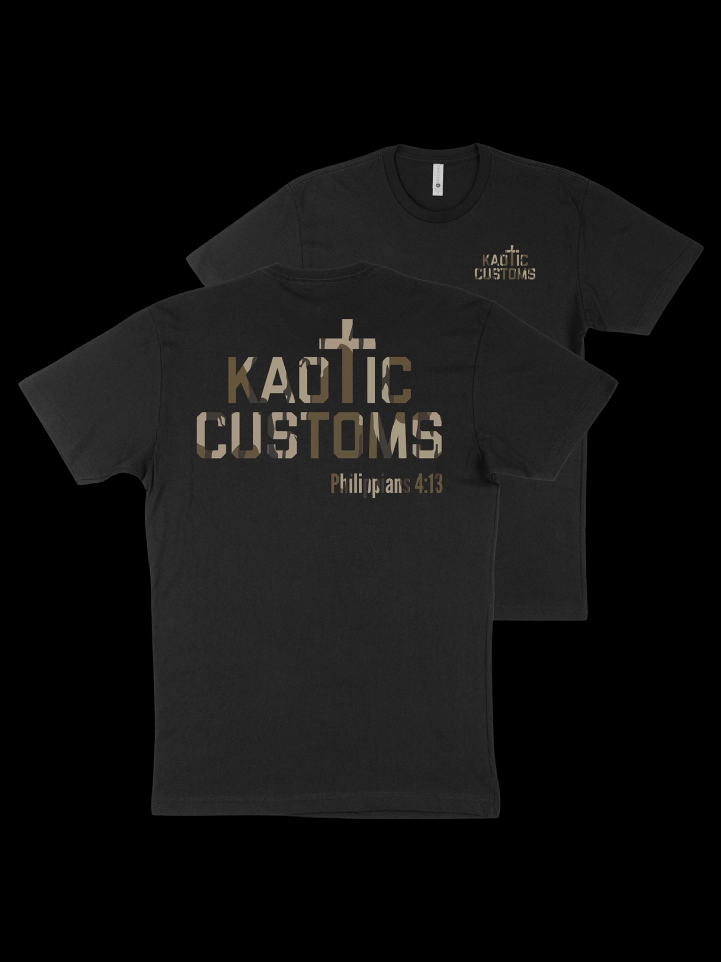 BLACK & BOTTOMLAND T-SHIRT